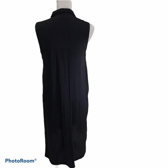 Catherine MaLandrino Woman Sz L Dress Hi Low Black - Picture 2 of 8